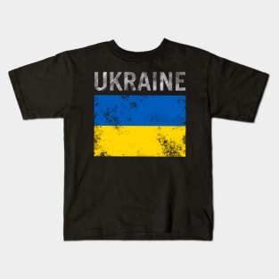 UKRAINE FLAG Kids T-Shirt